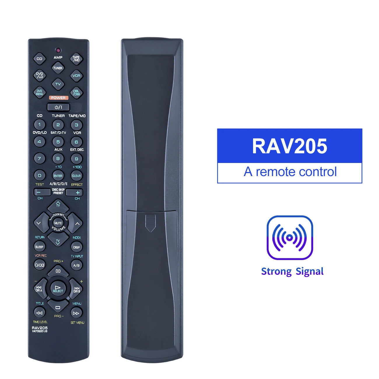RAV205 RAV206 Remote for Yamaha RX-V396 RX-V420 YHT-17 AV Audio Systems