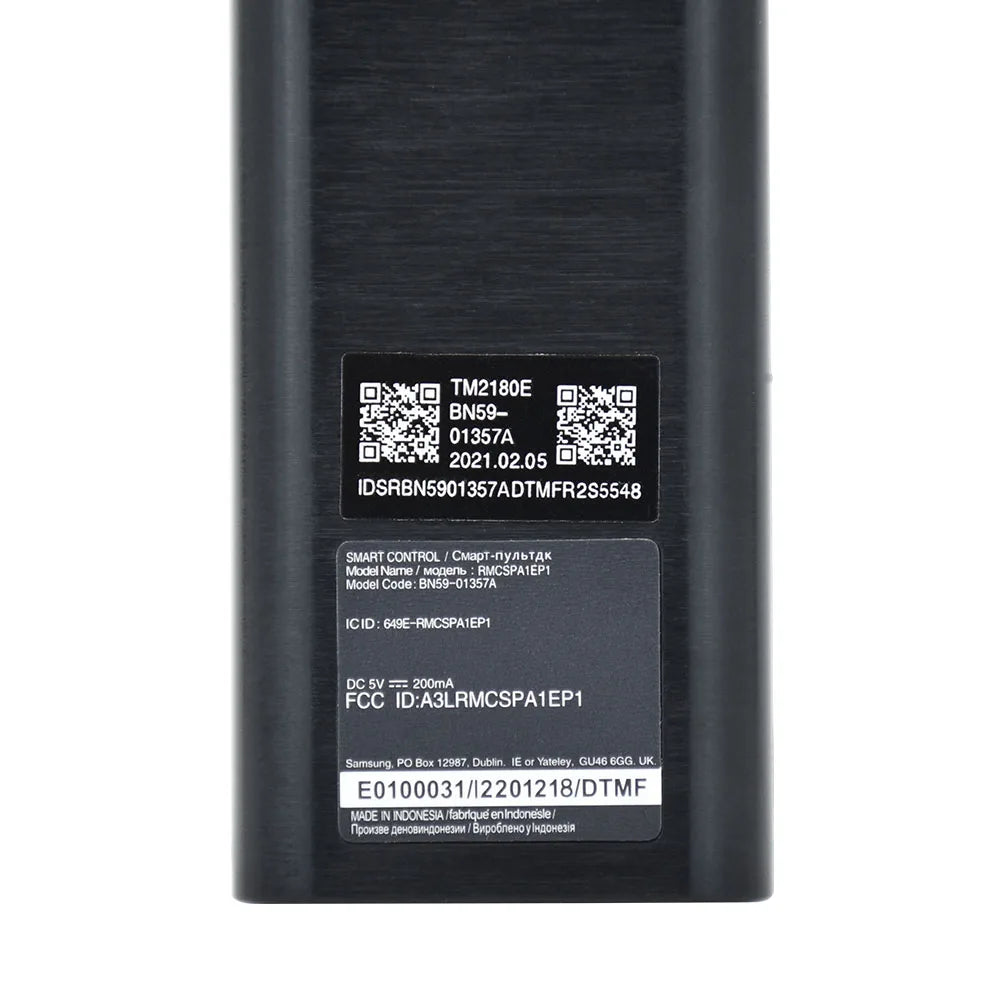 SAMSUNG BN59-01357A Solar Voice Remote – Compatible with 2021 QLED Smart TVs