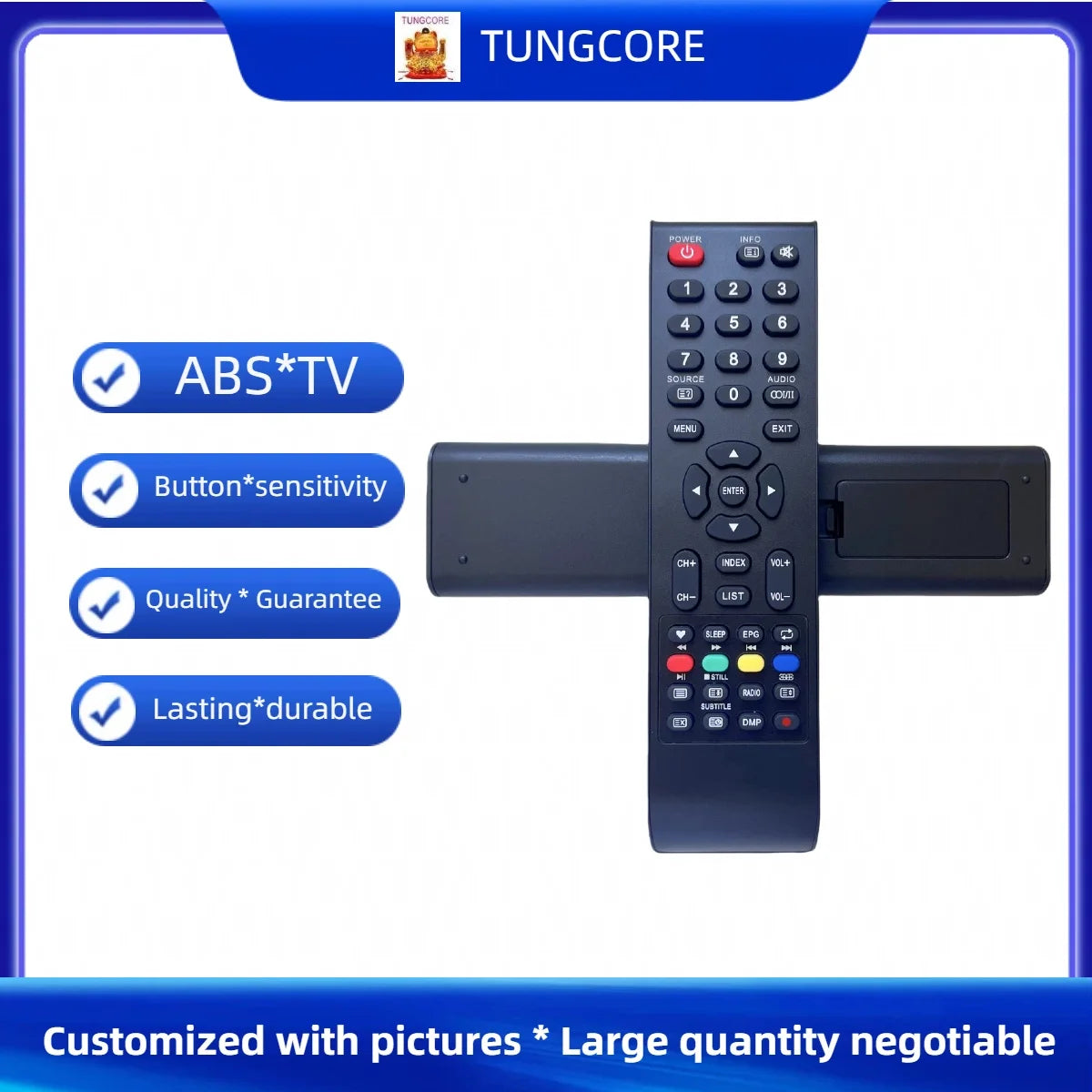 Replacement Remote Control for KONKA, DEXP and Palsonic LED Television Models