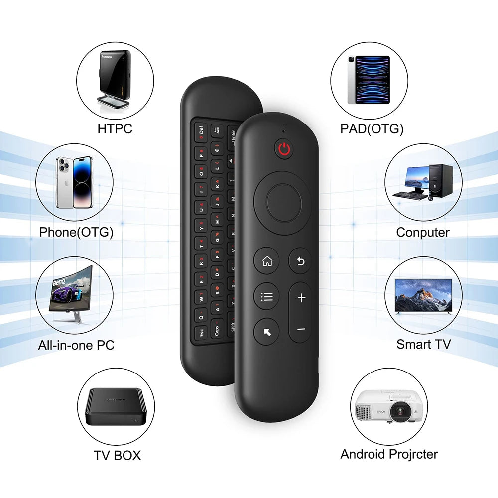 M5 Smart Air Mouse 2.4G Mini Wireless Keyboard TV Remote Control for Android TV box PC Air Mouse