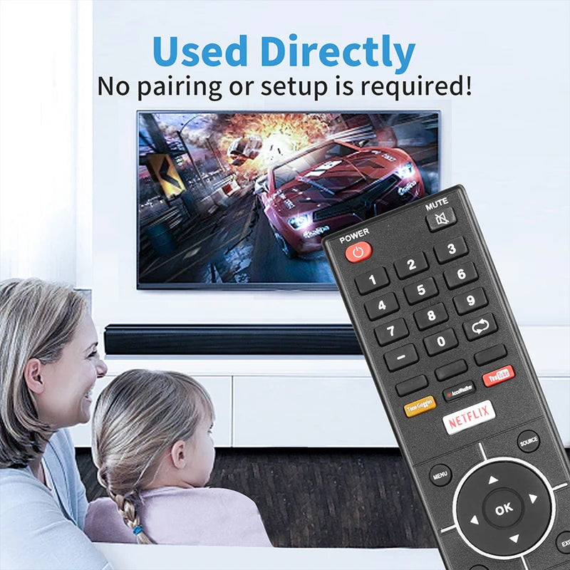 Replacement Remote Control for WD55UDR101 WD50FBR105 WD50FE2200 WG55UR4100 Westinghouse Smart TV