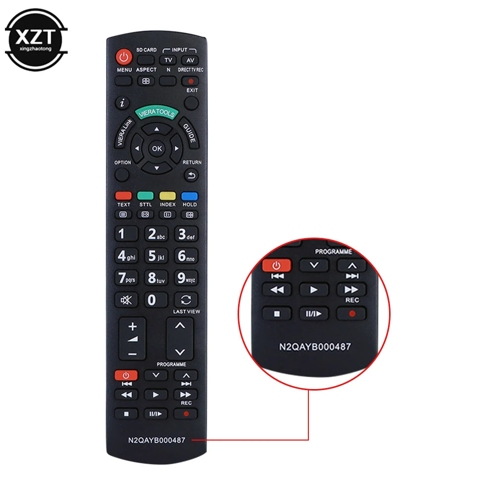 WYMECT N2QAYB000487 Replacement Remote for Panasonic LCD/LED/HD TVs | WYMECT