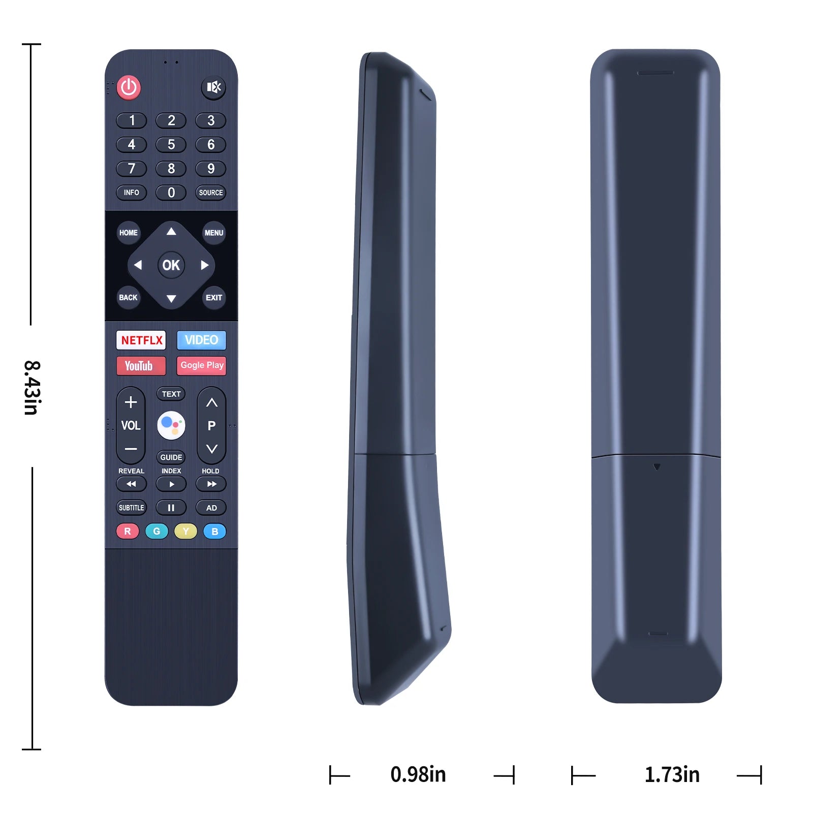 Voice Android TV Replacement Remote Control for Smart Television Models