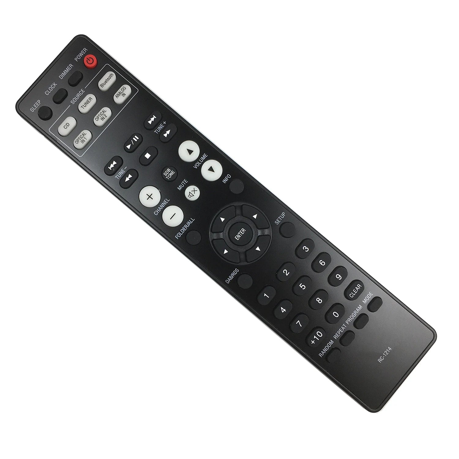 Denon RC-1214 Replacement Remote Control for RCD and DRA Series CD Receivers