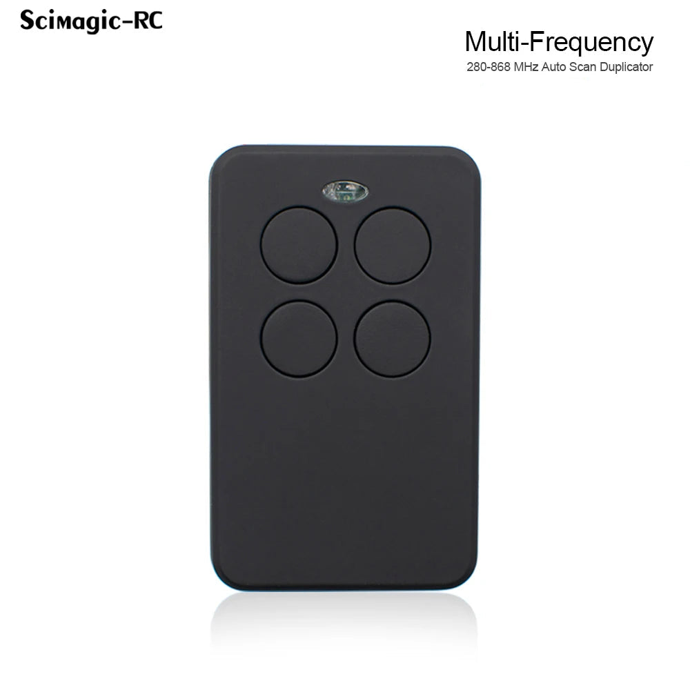 Multi-Frequency Garage Door Remote Duplicator 280–900MHz – 4-in-1 Universal Multi-Brand Remote