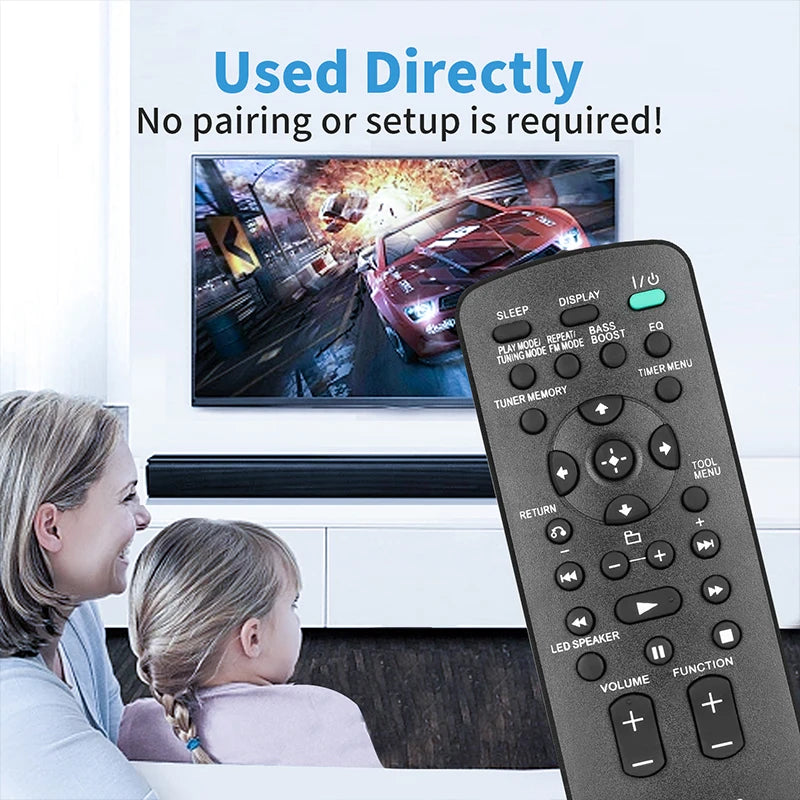 RM-AMU137 Replacement Remote for CMT-LX40I CMT-CX5BIP CMT-MX500I HCD-LX40I Sony Audio System