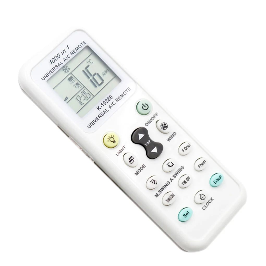 K-1028E Universal 1000-in-1 Air Conditioner Remote with LCD & One-Key Setup