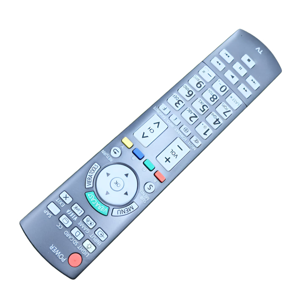Replacement Remote N2QAYB000486 for Panasonic TC-P42G25 / TC-P58VT25 / TC-P54VT25 TVs