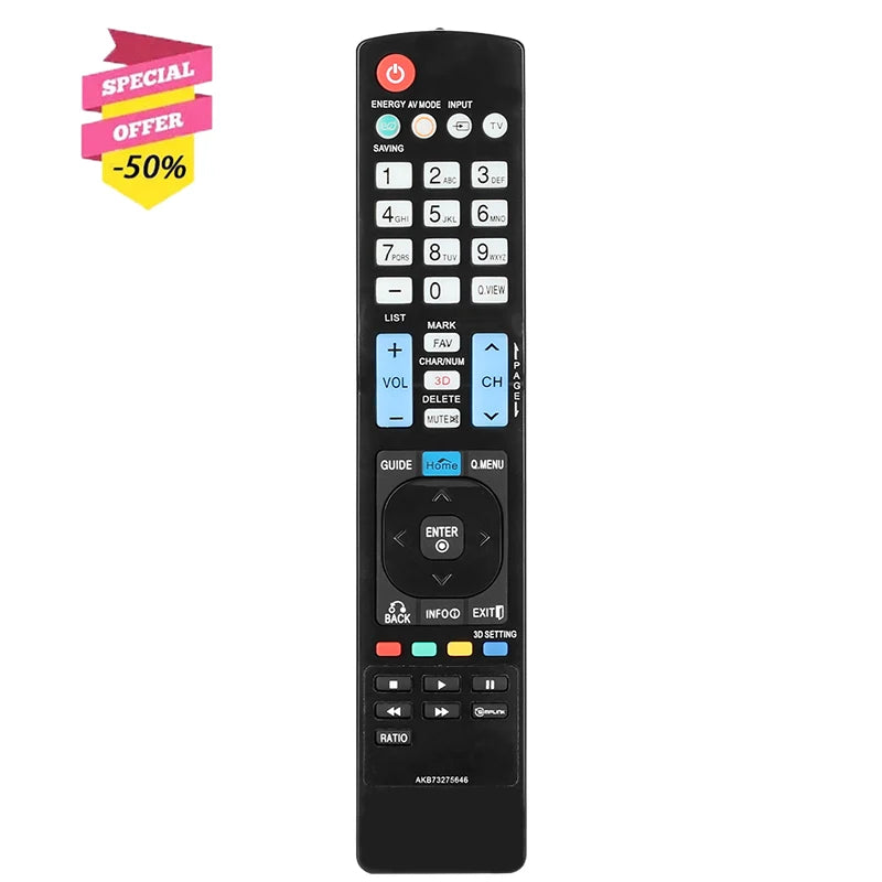 AKB73275646 Replacement Remote Control for LW4500 LM4600 LM5800 LK950 PW350 LG TV