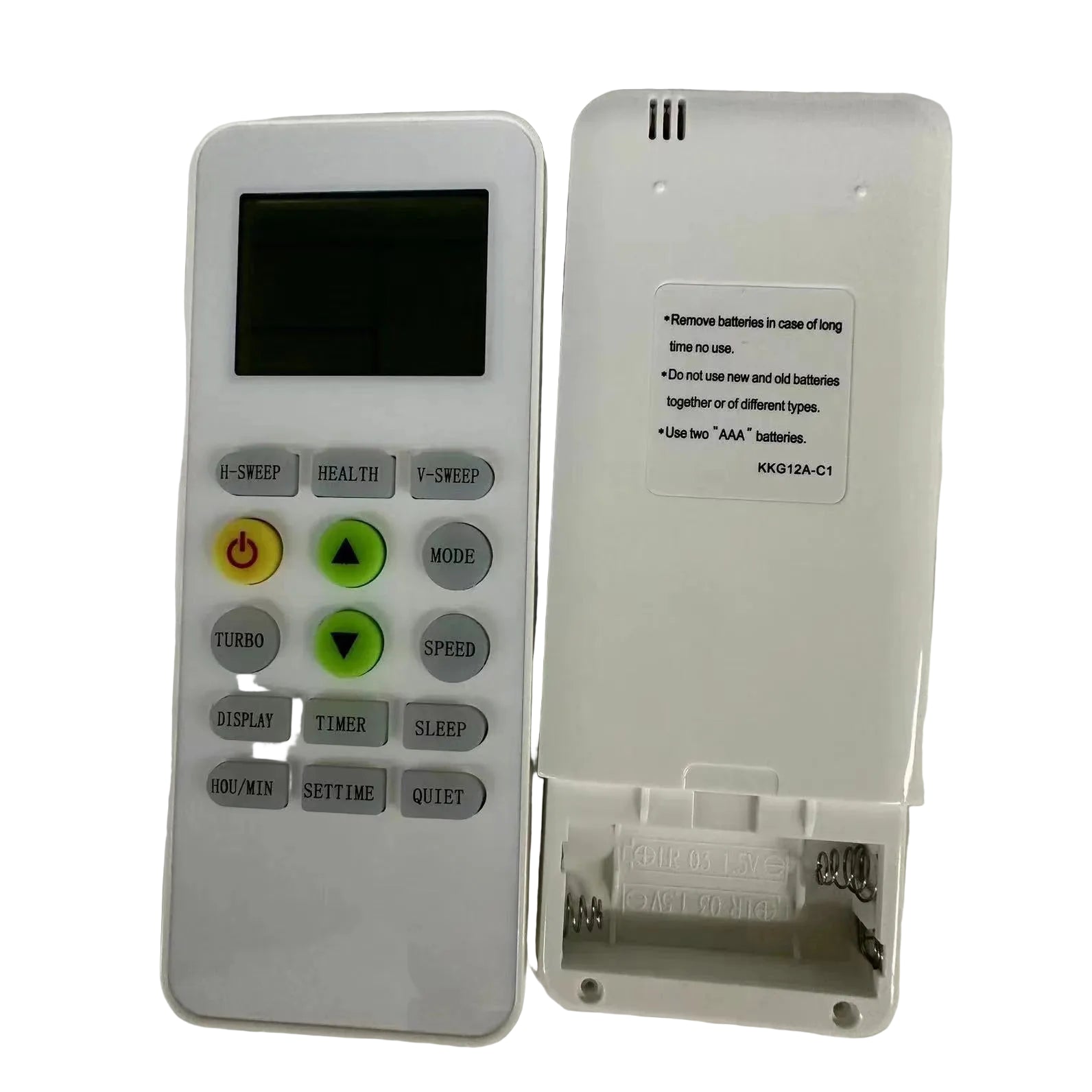 KKG12A-C1 Replacement Remote Control for Sumikura, SK, Prime, Onix, CHANGHONG, REE, Pastamic and CHEBLO