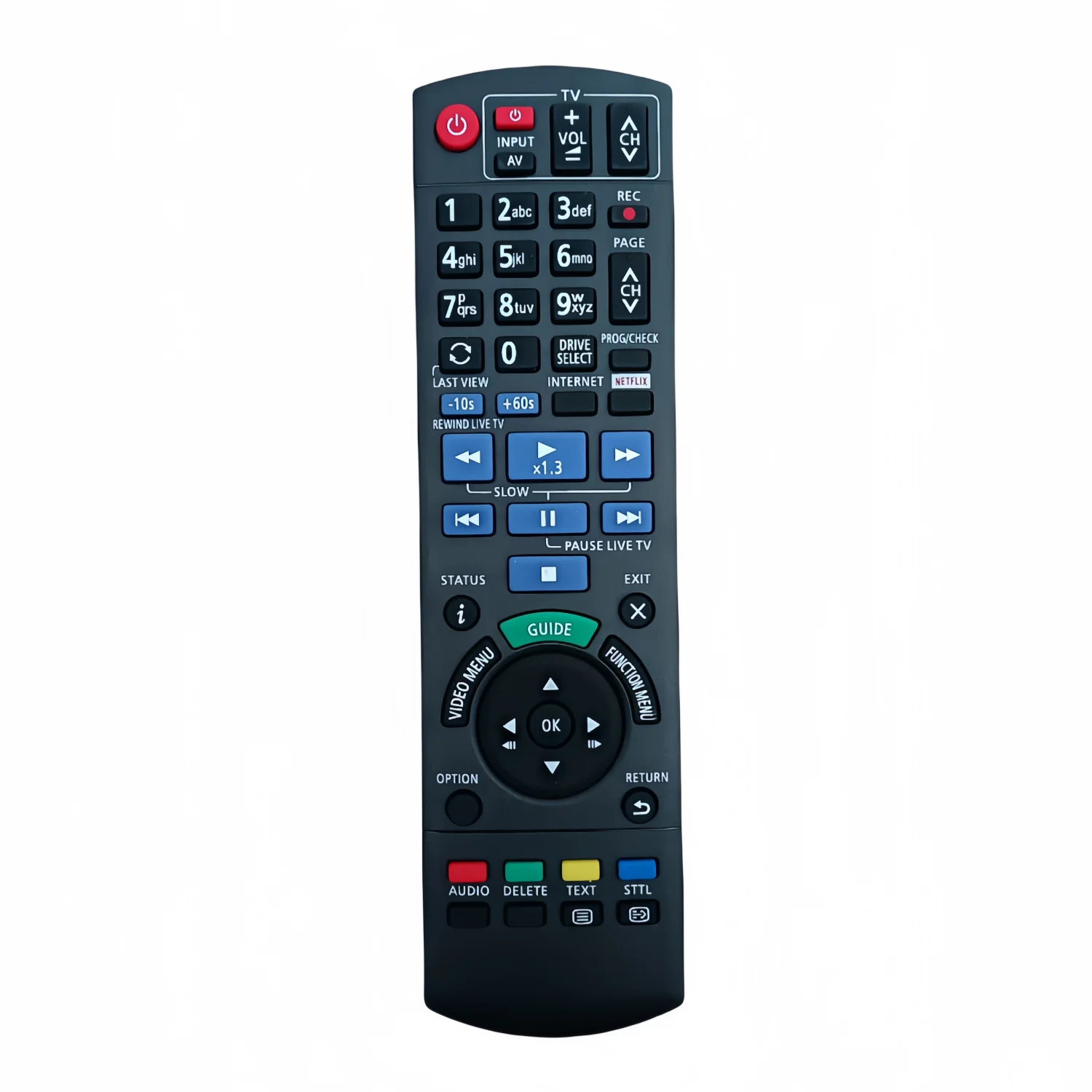 N2QAYB001077 Remote Control for Panasonic Blu-ray HDD Recorder DMR-HWT260 PWT560