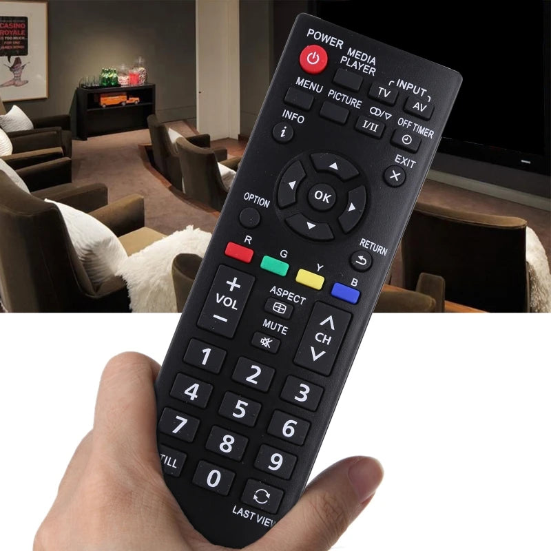 Replacement Remote Control for Panasonic Plasma TVs N2QAYB000816 N2QAYB000817 N2QAYB000976
