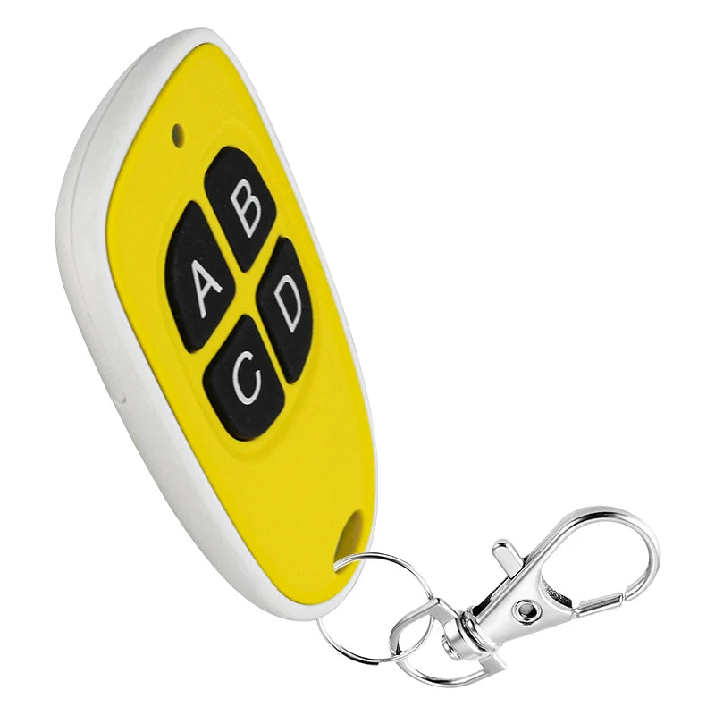 Universal 433MHz RF 4-Key Remote Control Duplicator for Garage Gate & Electric Door Systems