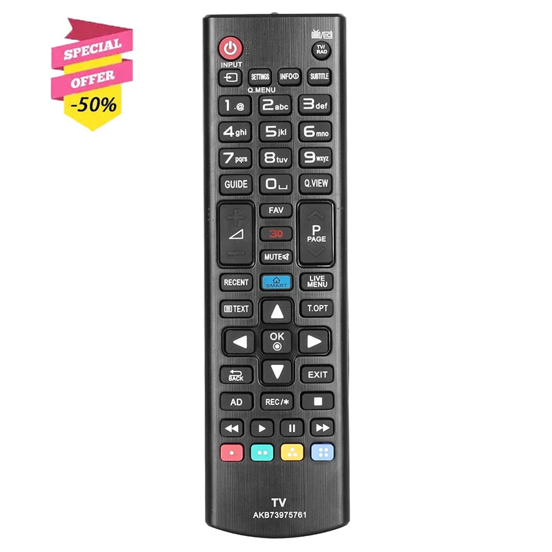 AKB73975761 Replacement Remote for 32LB650V 42LB670V 47LB670V 49LB870V 55LB730 LG Smart TV