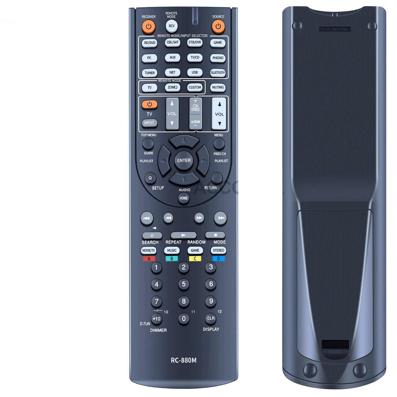 ACCOONA Remote Control for Onkyo RC-880M TX-NR636 HT-S7700 TX-NR838 TX-NR737 A/V Receivers