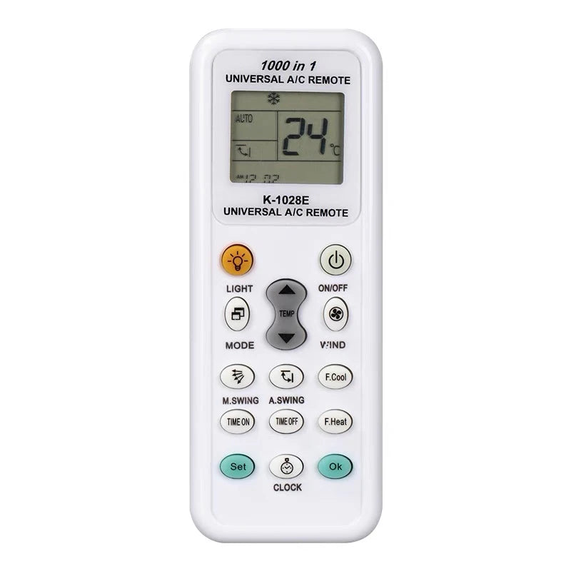 K-1028E 1000-in-1 Universal Remote Control with LCD for Air Conditioner
