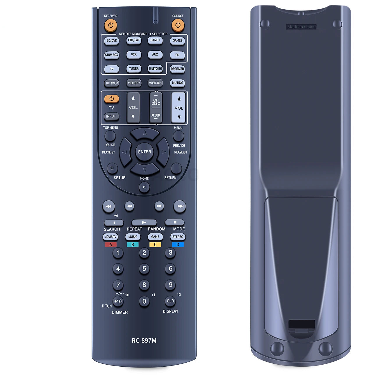 RC-897M Original Remote Control Replacement for ONKYO HT-R494 HT-S5800 TX-SR343