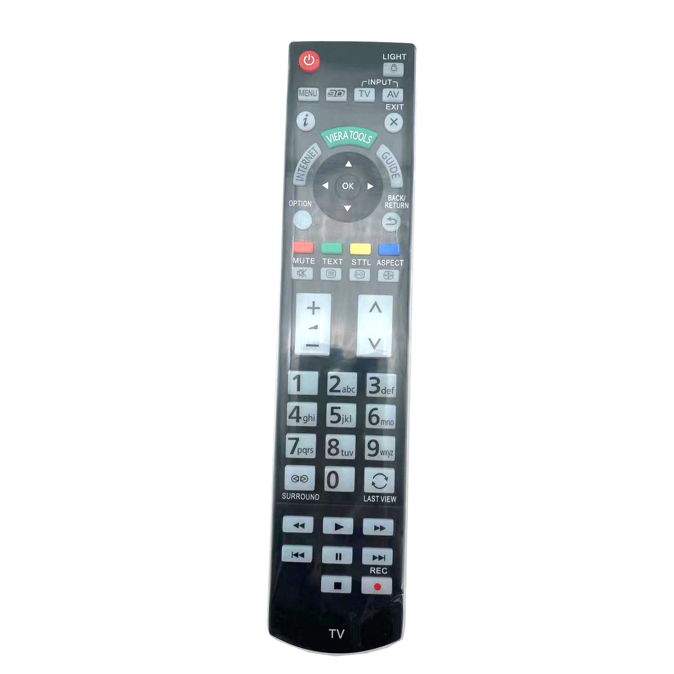 Remote Control for Panasonic N2QAYB000715 for TX-L42ETW50 TX-P50VT50B TX-P50ST30B LED 3D TV