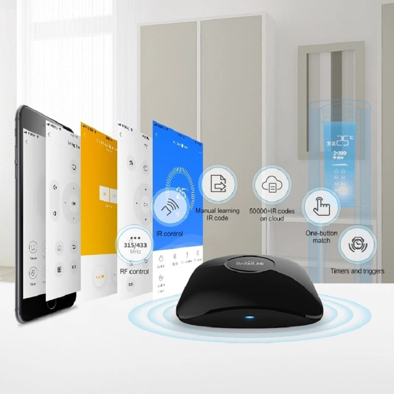 Broadlink RM4 Pro IR RF wifi UNIVERSAL REMOTE Smart Home Automation for Alexa & Google Home