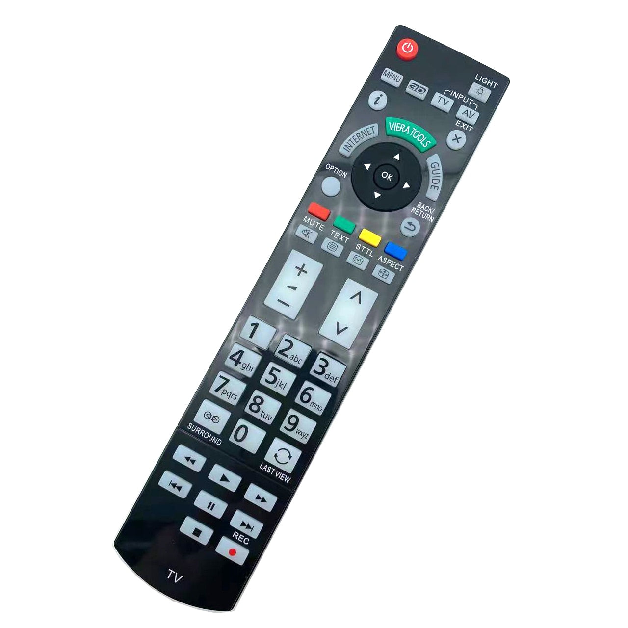 Remote Control for Panasonic N2QAYB000715 for TX-L42ETW50 TX-P50VT50B TX-P50ST30B LED 3D TV