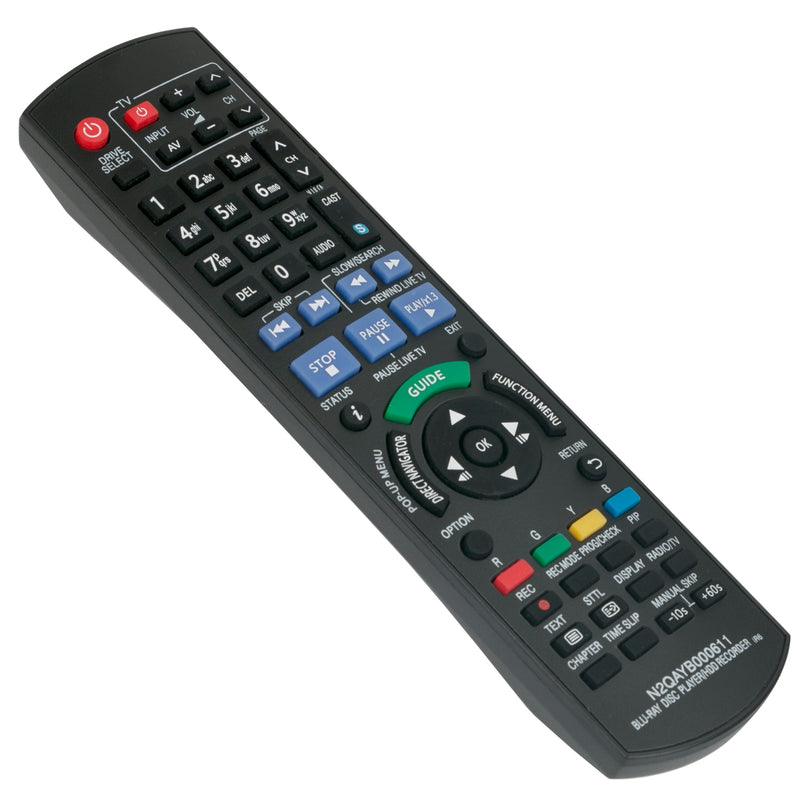 N2QAYB000611 Replaced Remote Control fit for Panasonic Blu-ray Recorder DMRPWT500