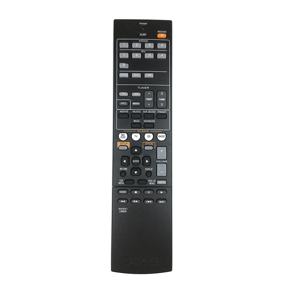 Kassionel RAV521 ZJ66500 - Telecomando di ricambio per ricevitore audio per Yamaha HTR-3067, RX-V377, YHT-4910U RX-V377BL MT-7955 Kassionel RAV521 ZJ66500 - Telecomando di ricambio per ricevitore audio per Yamaha HTR-3067, RX-V377, YHT-4910U RX-V377BL MT-7955