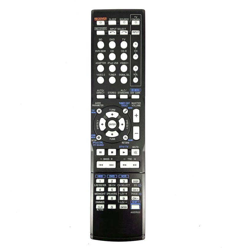 AXD7622 Remote Control for Pioneer Audio / Video AV Receiver VSX821K VSX921K VSX-42 VSX-521 Replacement