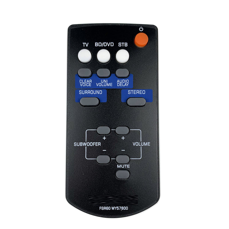 FSR60 WY57800 Remote for Yamaha Sound Bar WY57800 YAS101 YAS101BL ATS-1010 WY578001