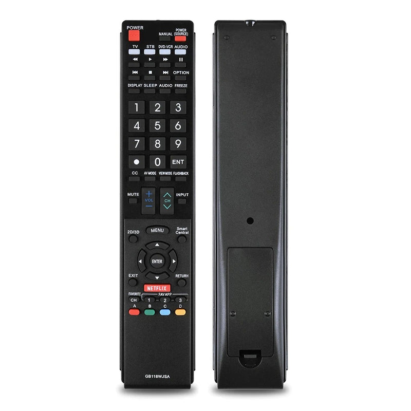 GB118WJSA for Sharp AQUOS TV Remote Control NETFLIX