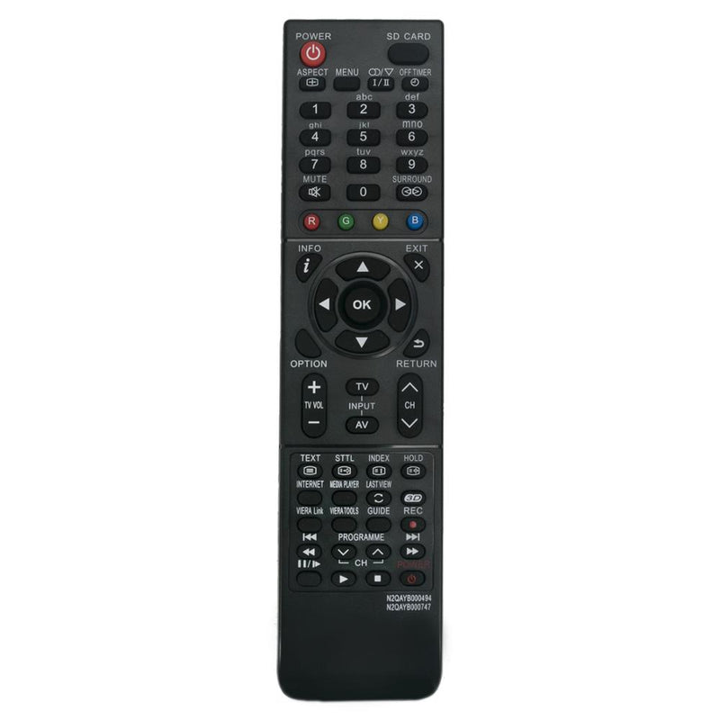 N2QAYB000494 N2QAYB000747 Replaced Remote Control fit for Panasonic TH-L22X20A TH-L22X25A TV