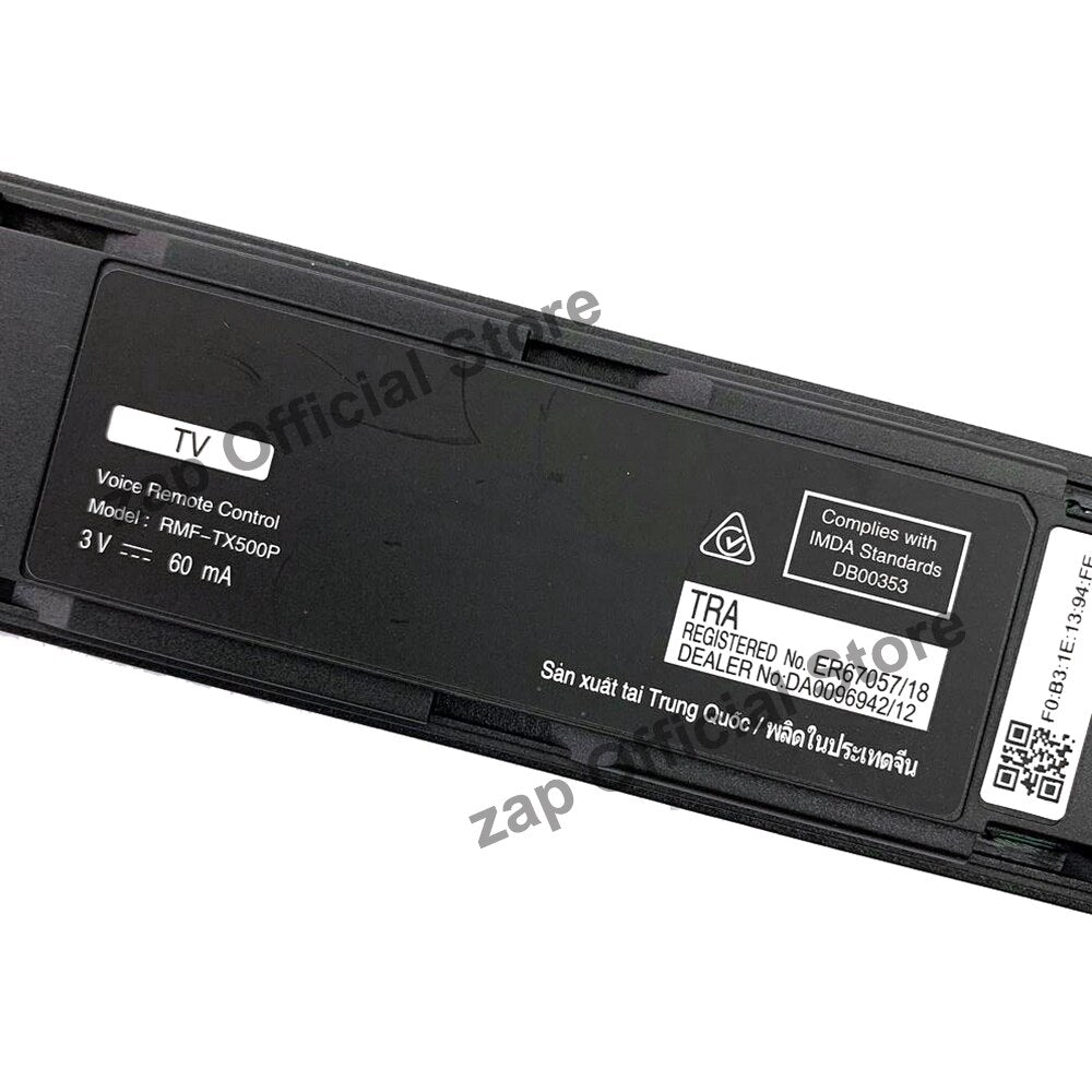 RMF-TX500P Voice Remote Control for Sony 4K Smart TV