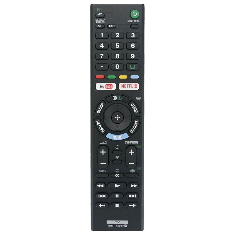 RMT-TX300P Replacement for Sony LED Smart TV Remote Control With Youtube Netflix Apps