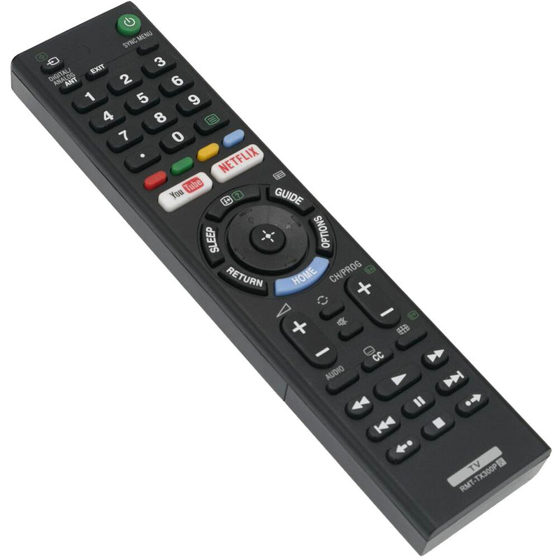 RMT-TX300P Replacement for Sony LED Smart TV Remote Control With Youtube Netflix Apps