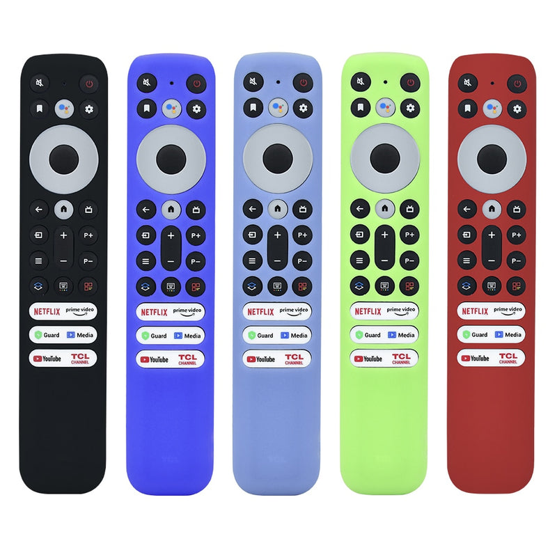 RC902V FMR1 for TCL Smart TV Voice Remote Control iFFALCON 75H720 w/ Silicone Case