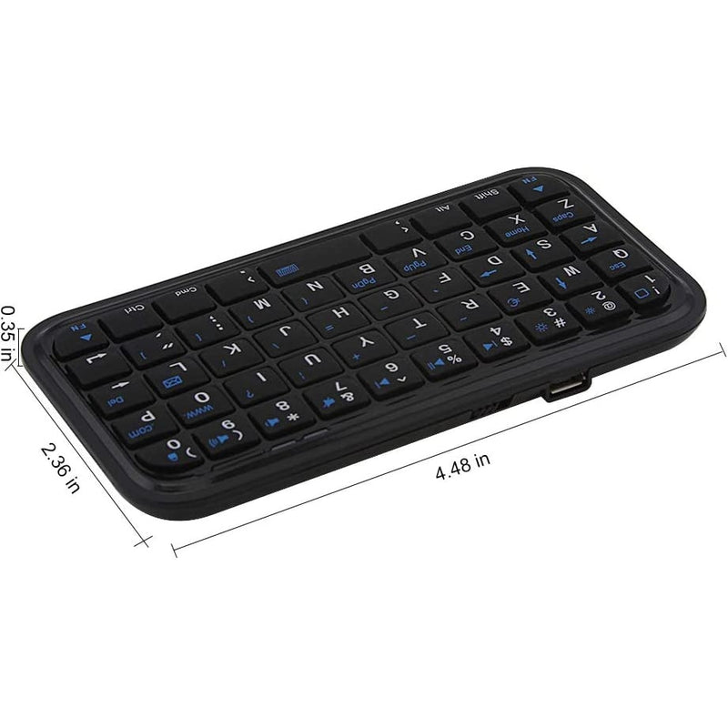 Bluetooth 3.0 Keyboard Rechargeable Mini Slim Wireless Keypad Small Portable 49 Keys Keyboard