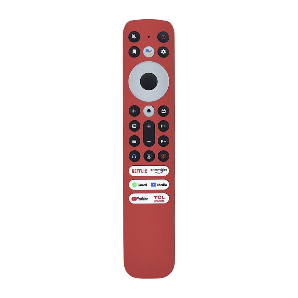 RC902V FMR1 for TCL Smart TV Voice Remote Control iFFALCON 75H720 w/ Silicone Case