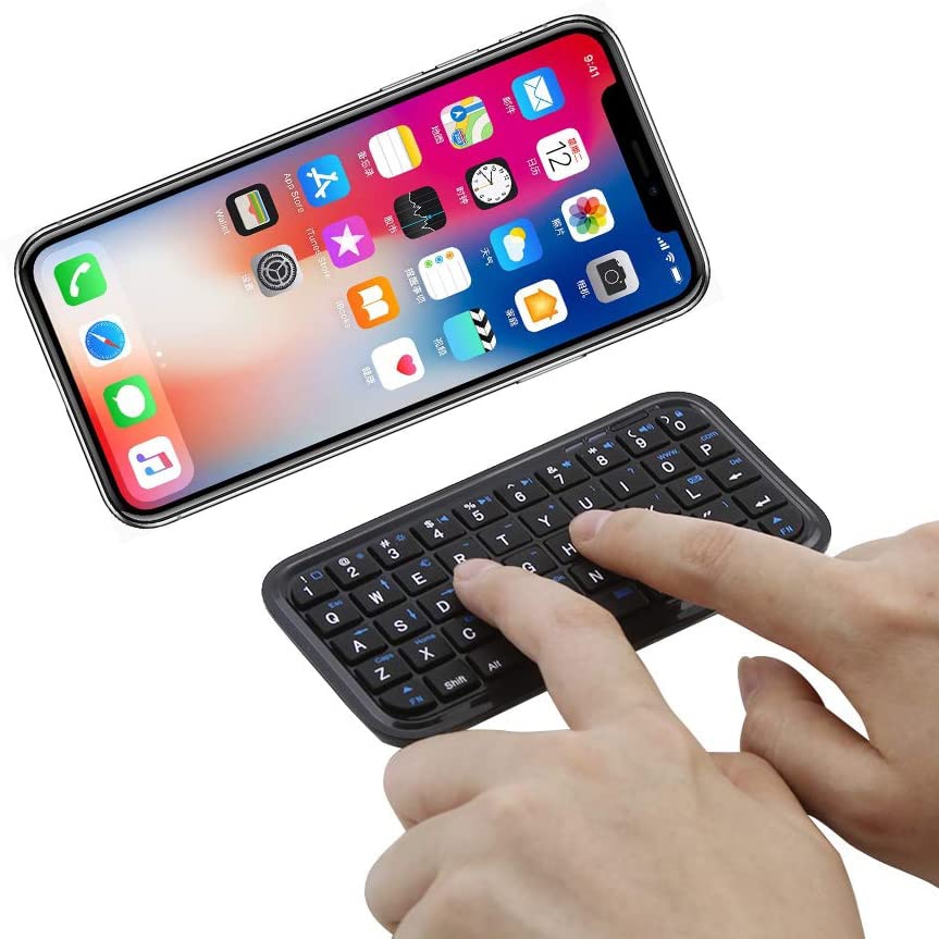 Bluetooth 3.0 Keyboard Rechargeable Mini Slim Wireless Keypad Small Portable 49 Keys Keyboard