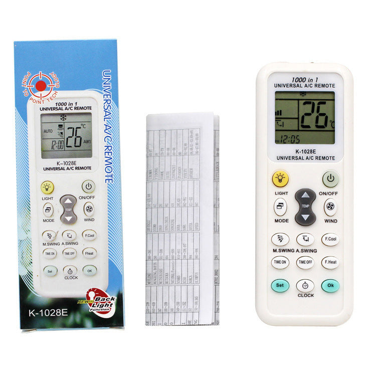 Universal 1000 in 1 Air Conditioner Remote Control K-1028E Air Conditioner Suits Most