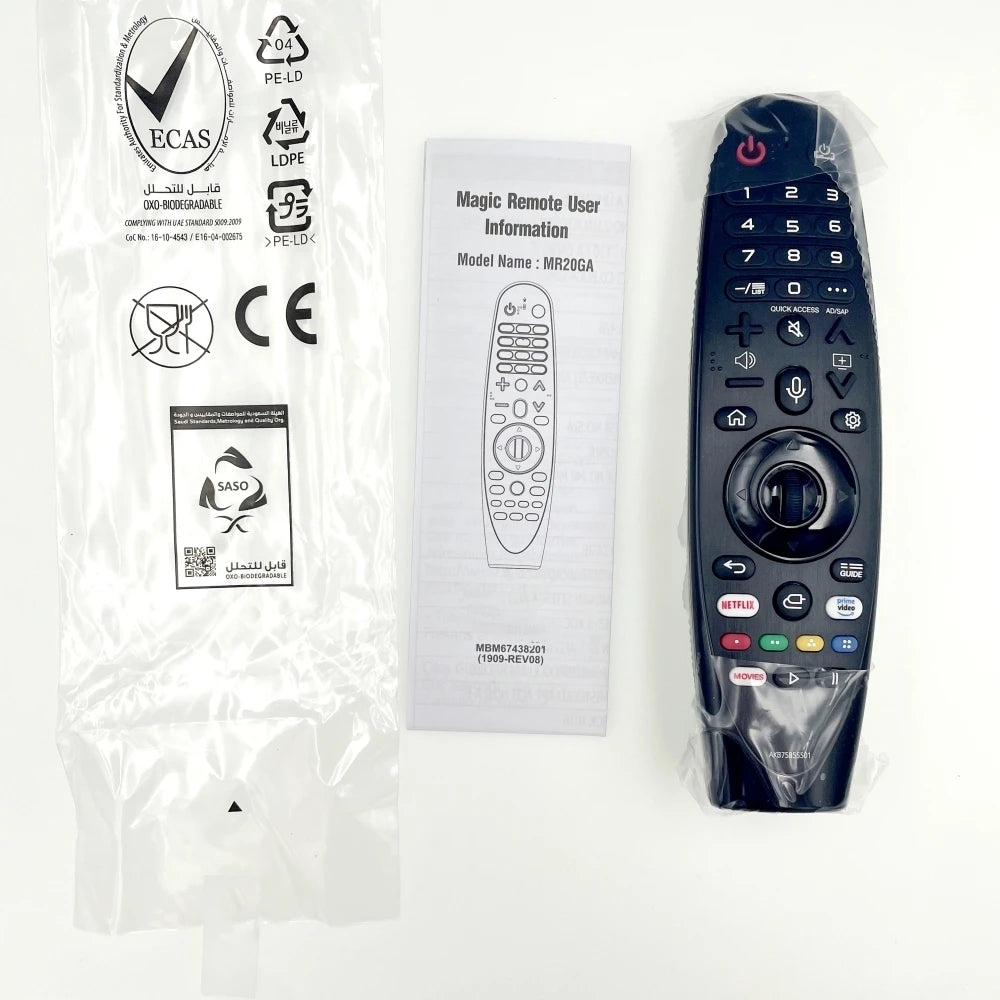 Genuine MR20GA Magic Voice Remote Control for LG 2018-2020 OLED UHD Smart TVs, with Voice and Cursor