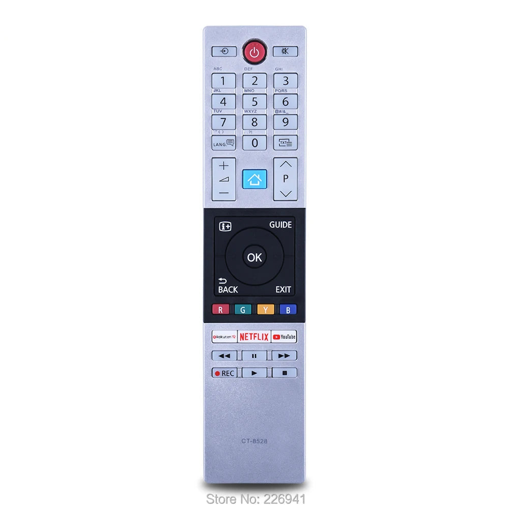 Replacement Remote Control CT-8528 for Toshiba LCD TVs 75U68 65U68 65U58 55V68 55V58 55U78 and Compatible Models