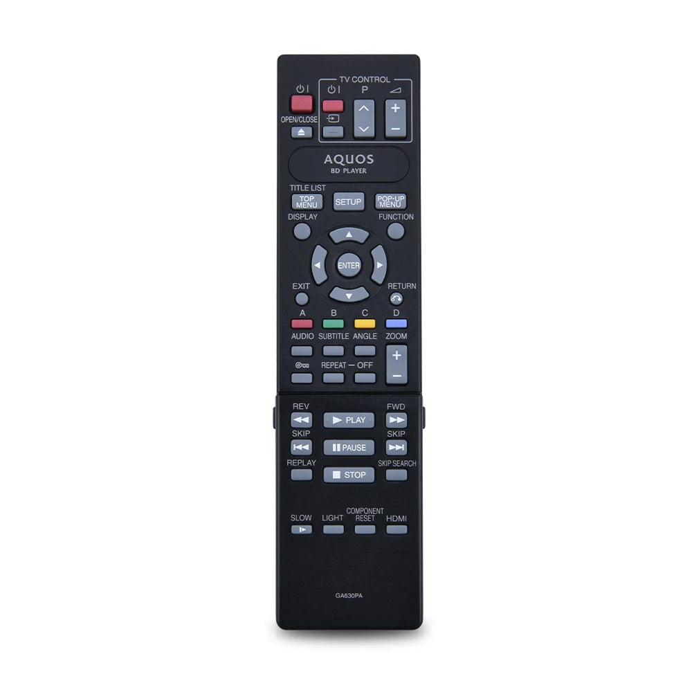 Sharp GA630PA Replacement Remote Control for AQUOS Blu-ray DVD Players