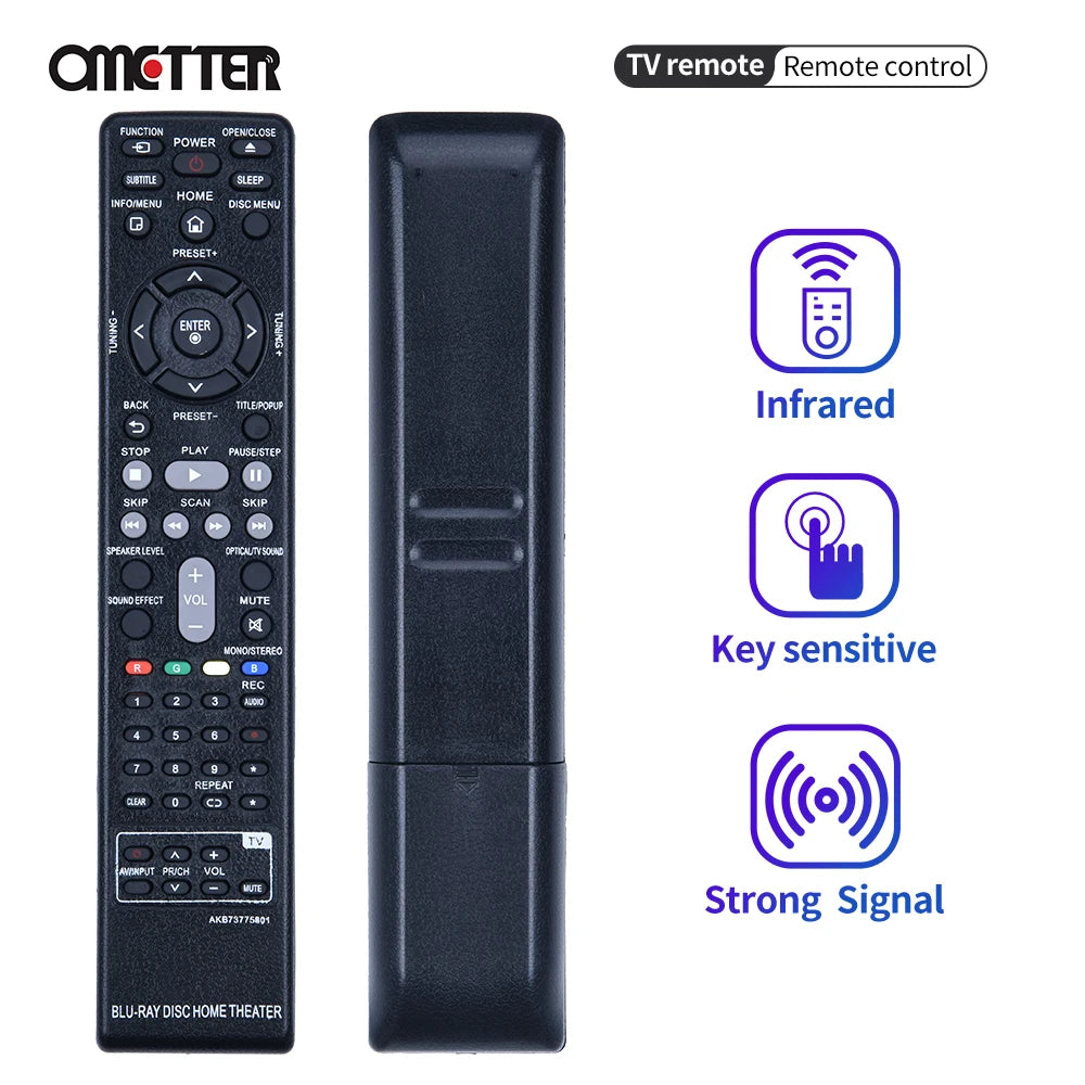 AKB73775801 Remote Control for Blu-ray Home Theater BH5140 BH5140S BDH9000