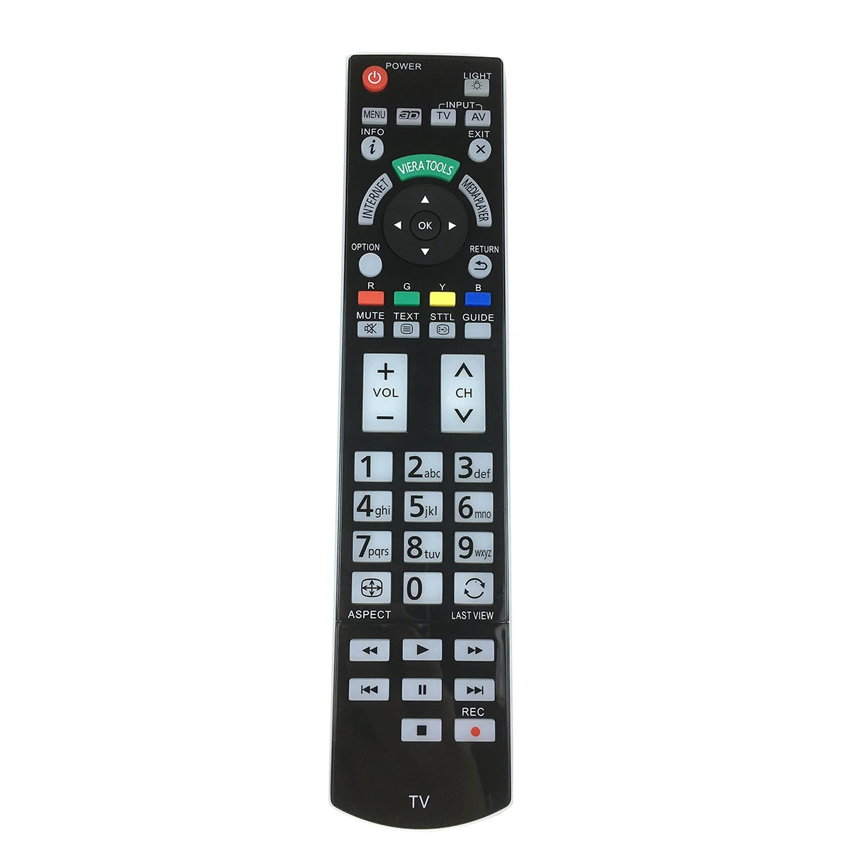 Panasonic N2QAYB000746 Replacement Remote Control for VIERA LED Televisions