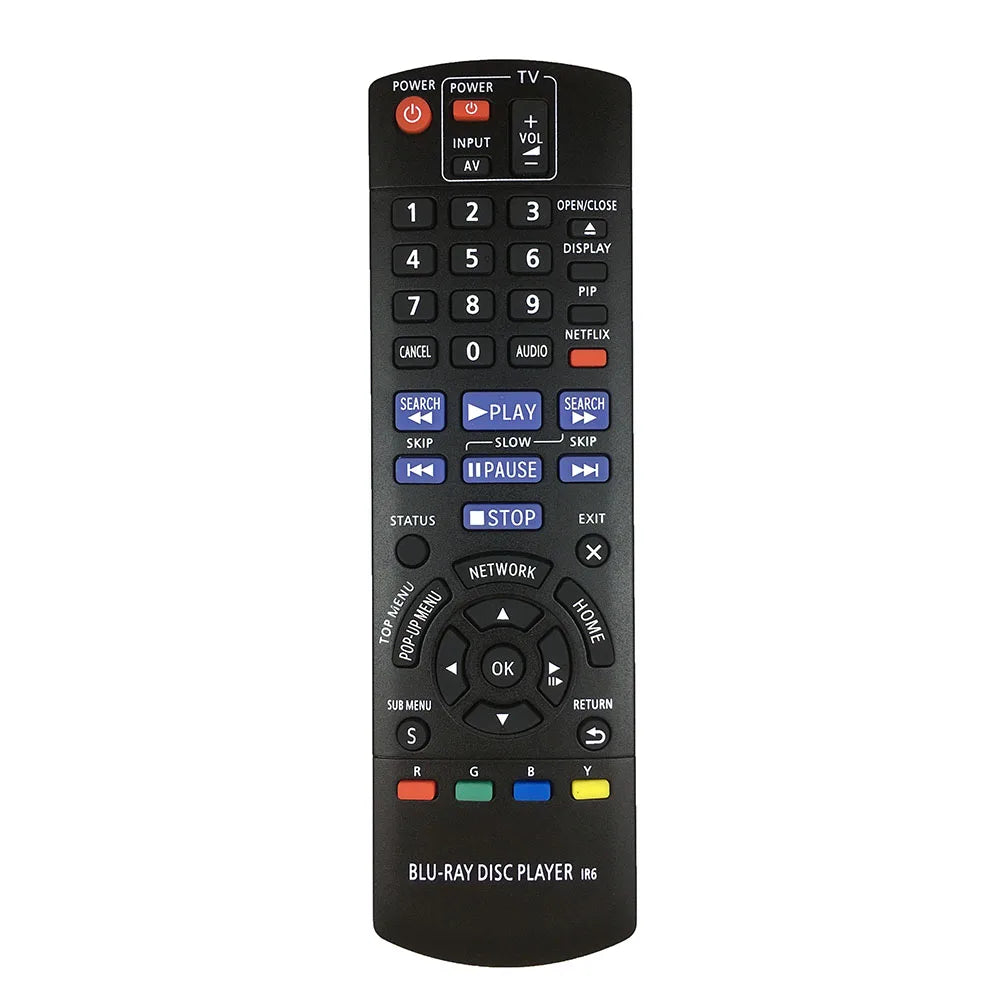 Panasonic N2QAYB000575 Replacement Remote Control for Blu-ray and DVD Players