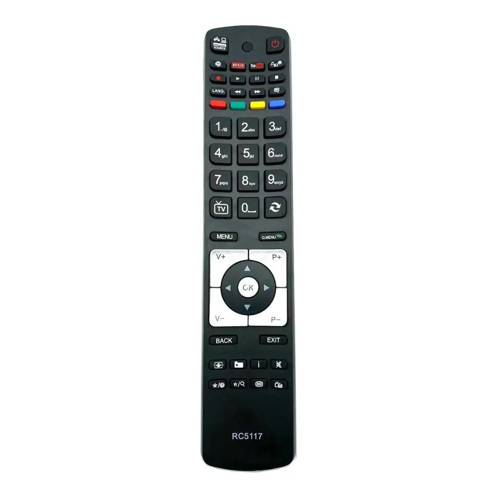 RC5118 RC5117 RC5118F Replacement Remote Control for Hitachi, Telefunken, Bush, Sharp, Finlux and JVC Televisions