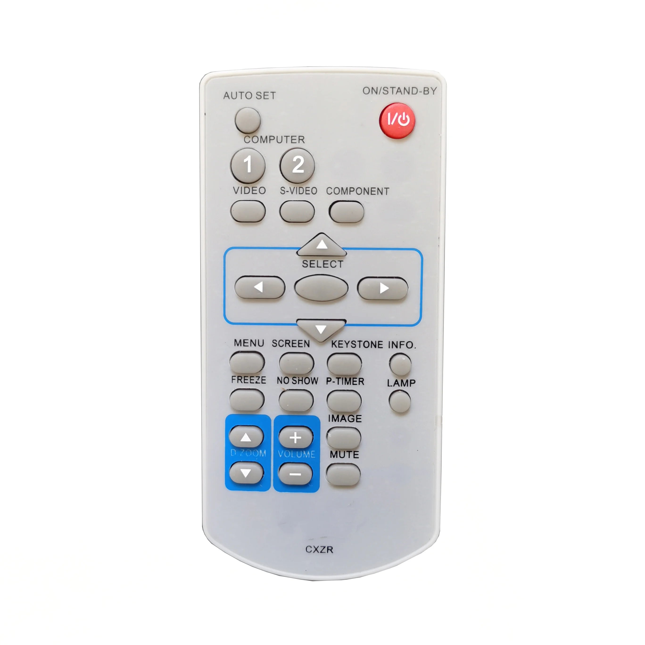 Replacement Remote Control for Cinema Projector Models Compatible with PLV and PLC Series Projectors