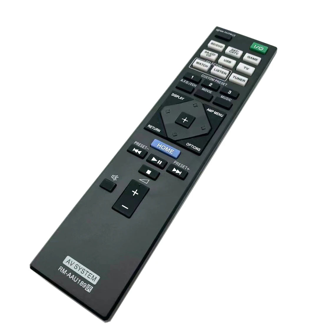 Sony RM-AAU189 Replacement Remote Control for STR and HT Series AV Receiver Home Theatre Systems