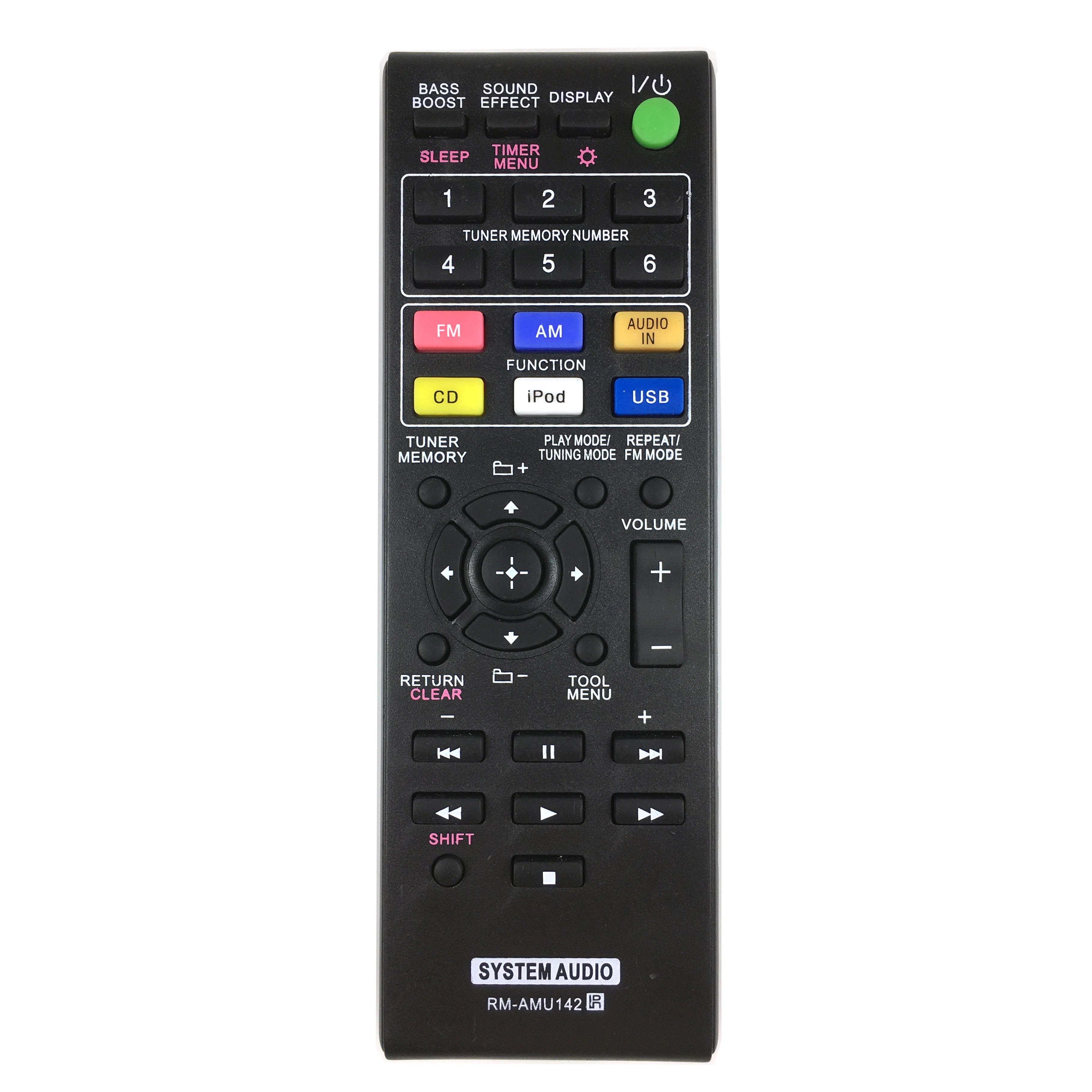 Sony RM-AMU142 Replacement Remote Control for CMT Series CD Micro Hi-Fi Audio Systems