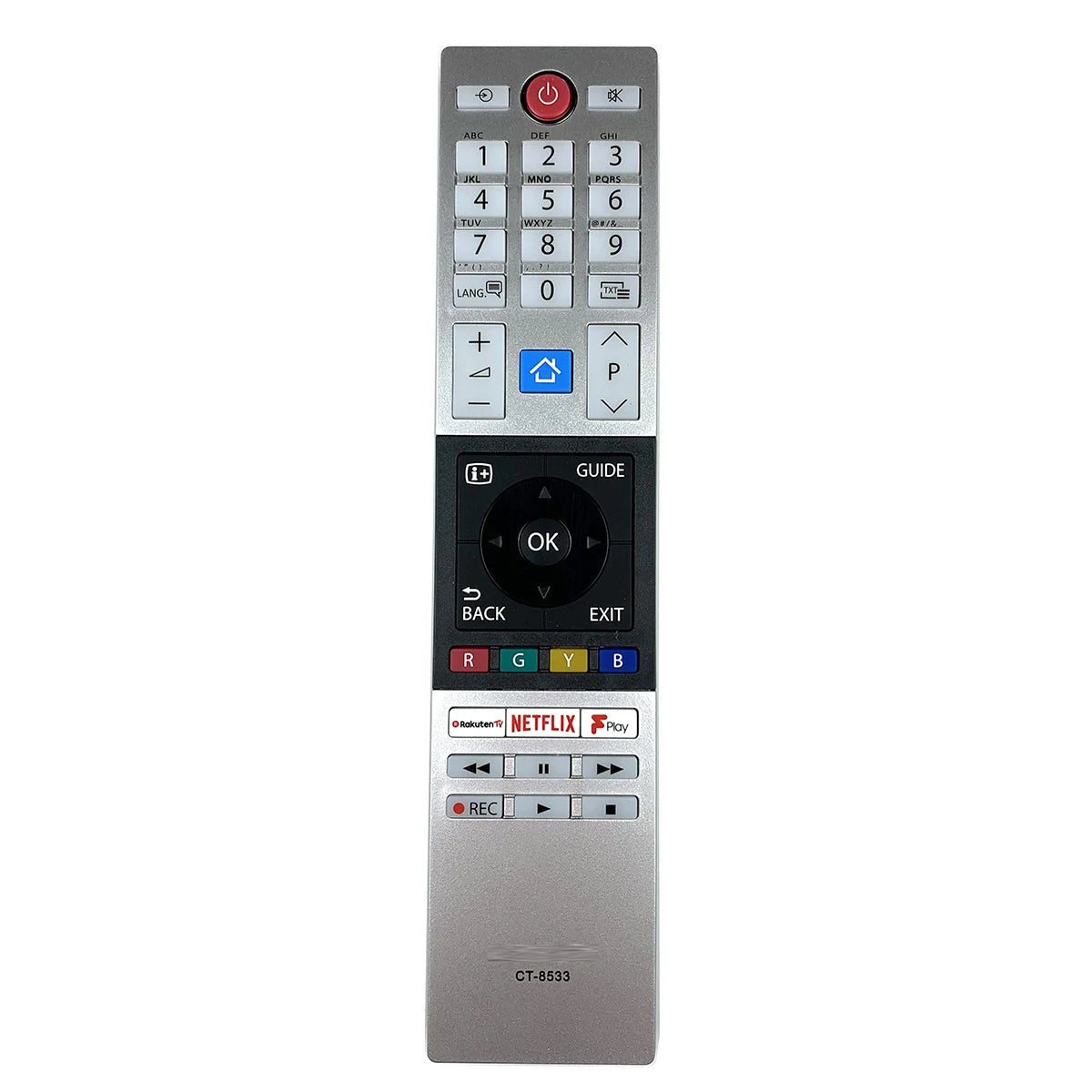 Toshiba CT-8533 Replacement Remote Control for Smart 4K UHD HDR LED Televisions