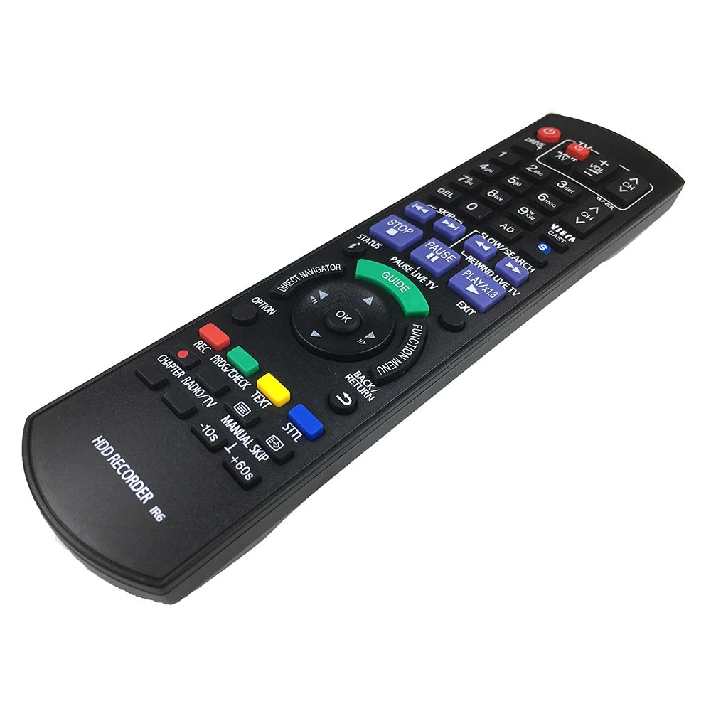 Panasonic N2QAYB000618 Replacement Remote Control for HDD DVD Recorder Systems